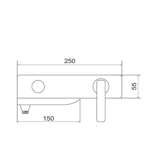 Смеситель Rose R2702F