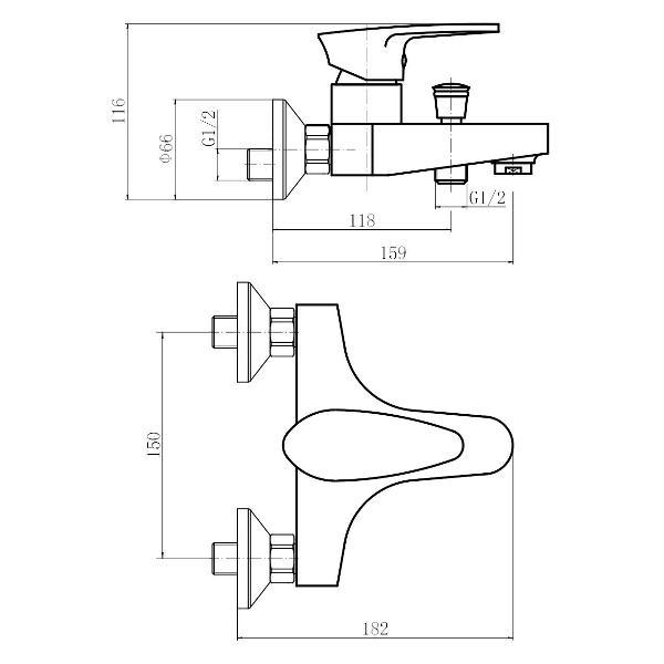 Смеситель Plstart PL3205-8