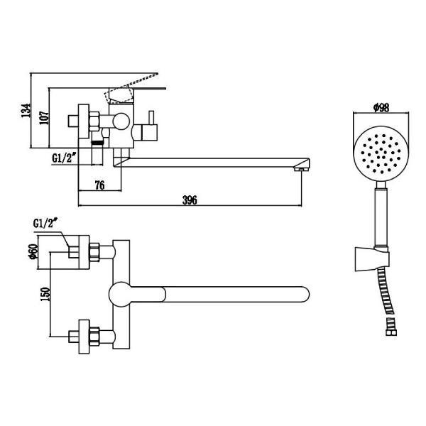 Смеситель Fmark FS8224