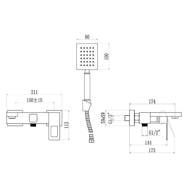 Смеситель Savol S-SUS4003H
