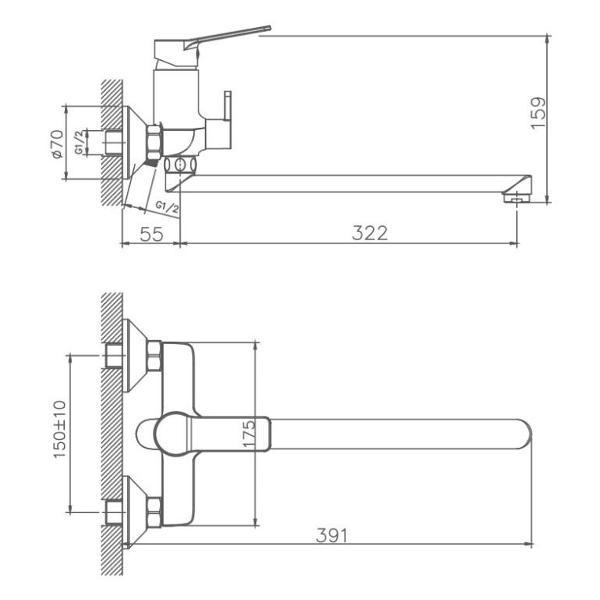 Смеситель Haiba HB22559