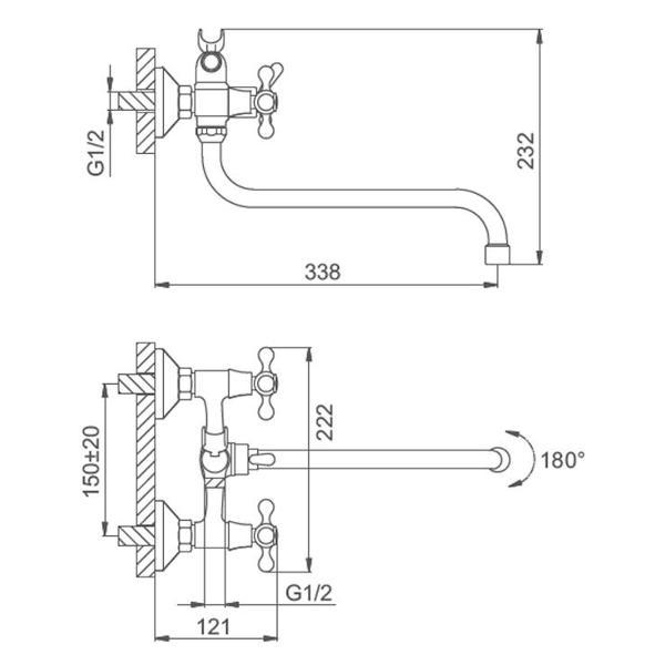 Смеситель Splenka S81.221