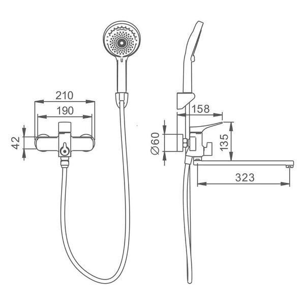 Смеситель Splenka S54.22.09