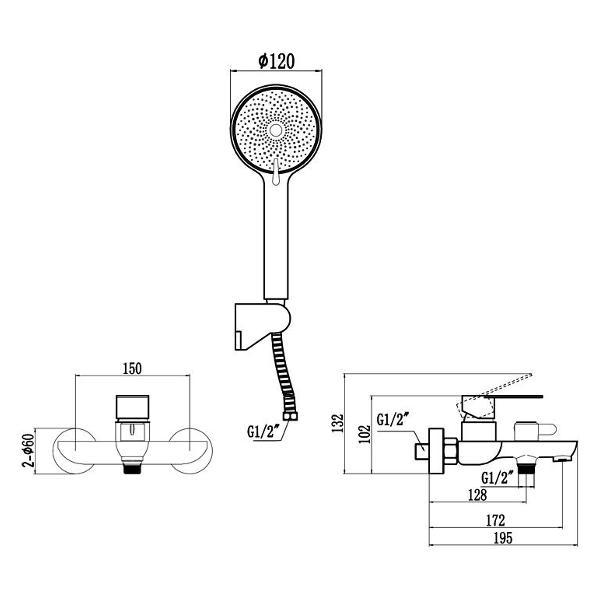 Смеситель Fmark FS8803