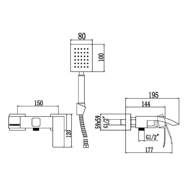 Смеситель Fmark FS8624C