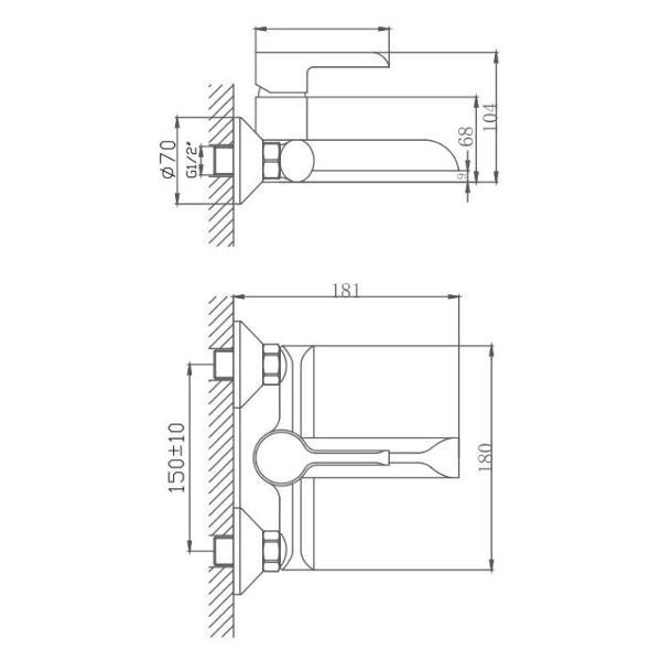 Смеситель Haiba HB60805-7