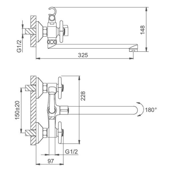 Смеситель Splenka S80.22