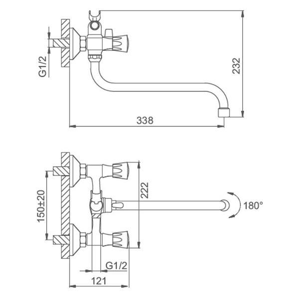 Смеситель Splenka S81.222