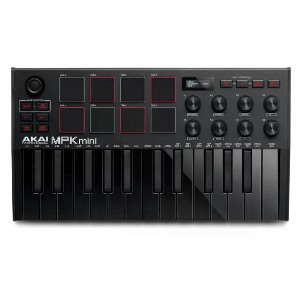 MIDI клавиатура AKAI PRO MPK Mini MK3 черный
