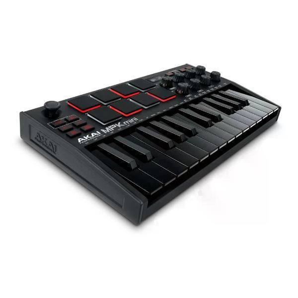 MIDI клавиатура AKAI PRO MPK Mini MK3 черный