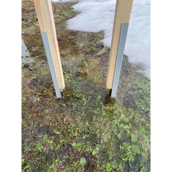 Колышки и скобы садовые Дружба для стоек в землю 40*30*400