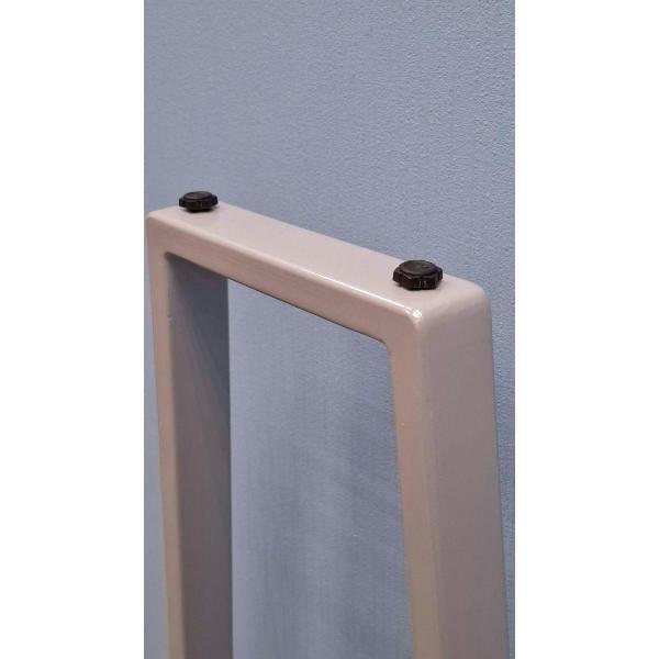 Подстолье Parallax Трапеция 800х550 40х20 серое регулируемое