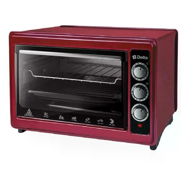 Мини-печь Delta D-0123 бордовый