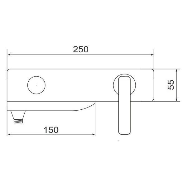 Смеситель Rose R2702H