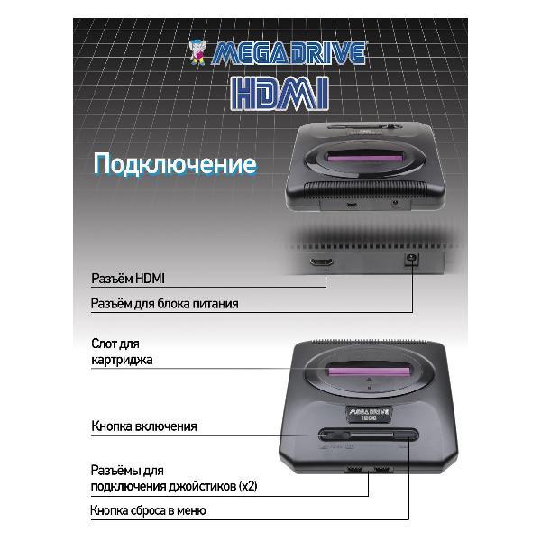Игровая консоль Mega Drive MD-1200