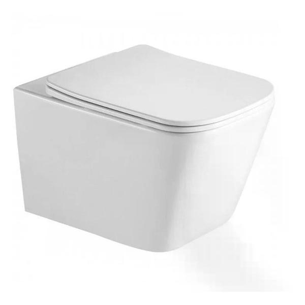 Унитаз SantiLine SL-5007T-MB Унитаз подвесной, (чёрный матовый)