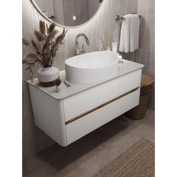 Тумба для ванной 1MARKA Подвесная под раковину 100х45 см Monro MARKA ONE, цвет Белый Ц0000036661