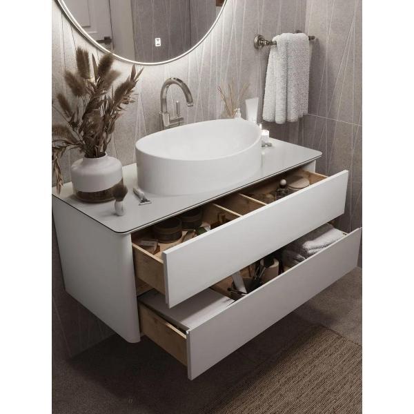 Тумба для ванной 1MARKA Подвесная под раковину 100х45 см Monro MARKA ONE, цвет Белый Ц0000036661