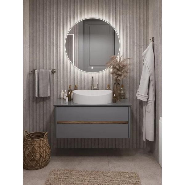 Тумба для ванной 1MARKA Подвесная под раковину 100х45 см Monro MARKA ONE, цвет Серый Ц0000036662