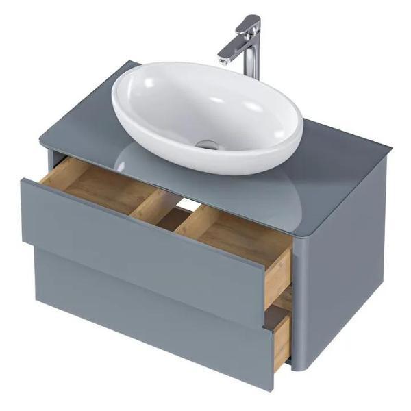 Тумба для ванной 1MARKA Подвесная под раковину 100х45 см Monro MARKA ONE, цвет Серый Ц0000036662