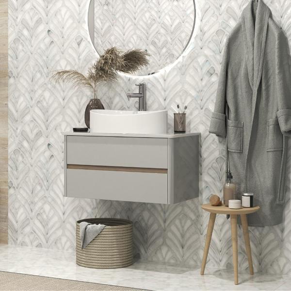 Тумба для ванной 1MARKA Подвесная под раковину 80х45 см Monro MARKA ONE,