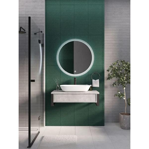 Тумба для ванной 1MARKA под раковину GRUNGE LOFT 100 см Подвесная цвет Бетон светлый У85853