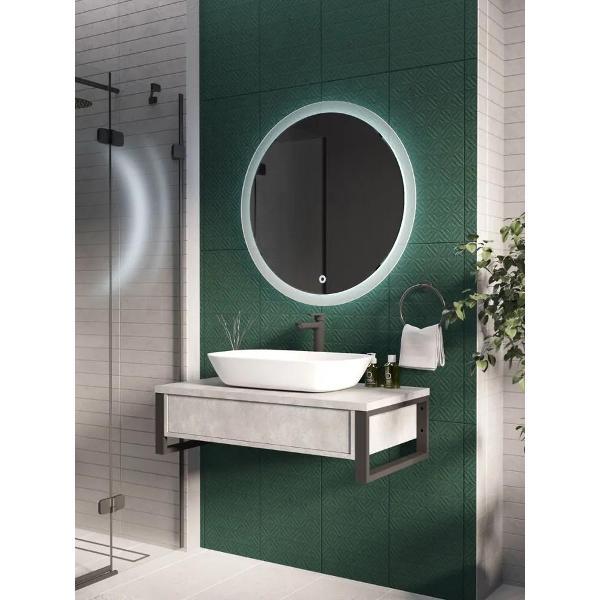 Тумба для ванной 1MARKA под раковину GRUNGE LOFT 100 см Подвесная цвет Бетон светлый У85853