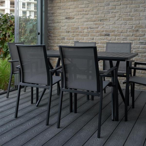 Кресло садовое KONWAY Нью-Йорк антрацит