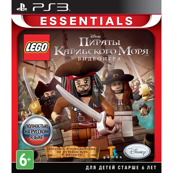 PS3 игра Disney LEGO Пираты Карибского моря (Essentials)