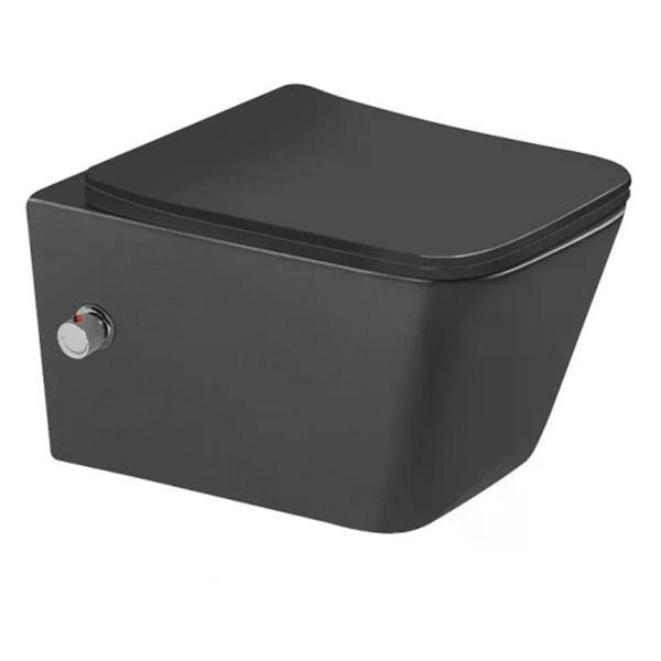 Унитаз SantiLine SL-5007T-MB/BD Унитаз подвесной (чёрный матовый)