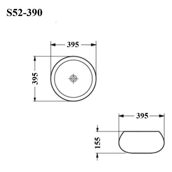 Раковина для ванной BOND S52-390