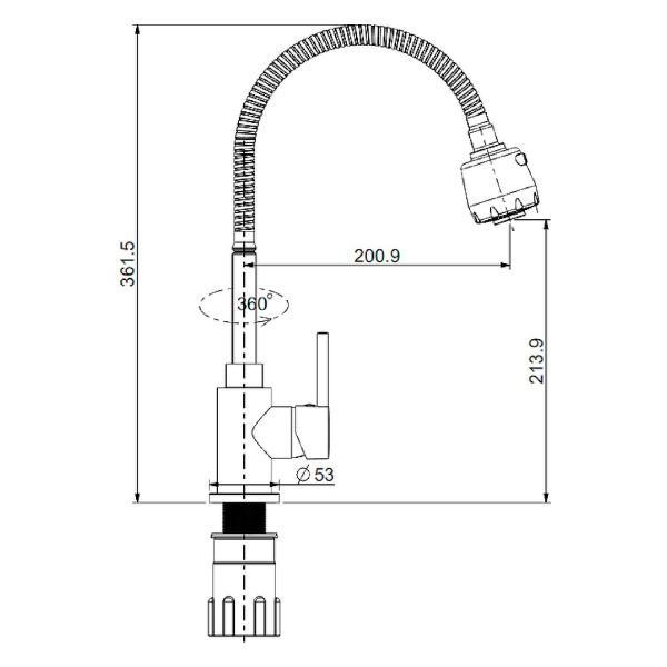 Смеситель Splenka S201.47.06
