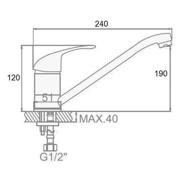 Смеситель D-Lin D152409