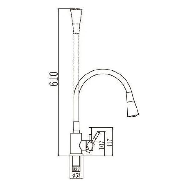 Смеситель Savol S-3002LM04