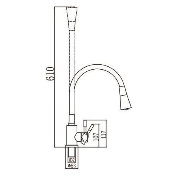 Смеситель Savol S-3002LM02