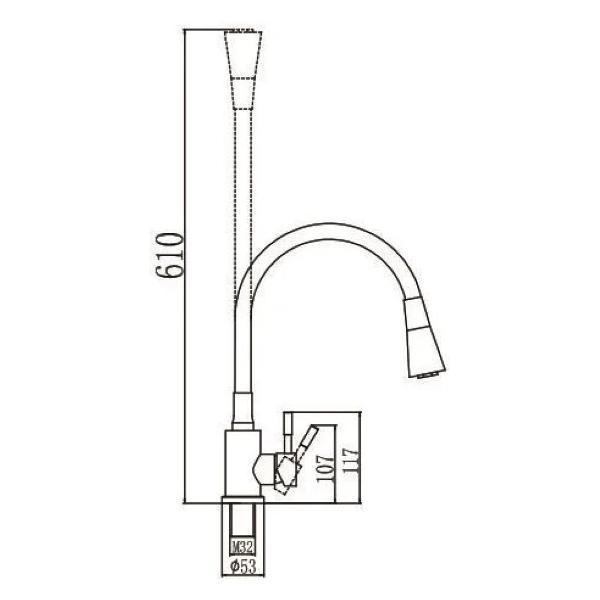 Смеситель Savol S-3002LM01