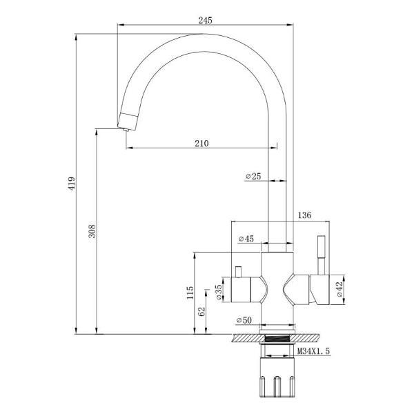 Смеситель WesnaArt EKO05-111