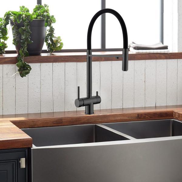 Смеситель WesnaArt EKO05-160GunMetal