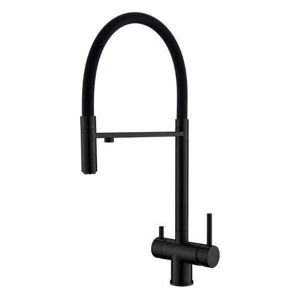 Смеситель WesnaArt EKO05-160MatBlack фото