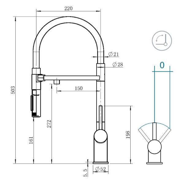 Смеситель Grandex Aqua 9020152