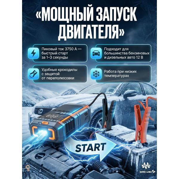 Пуско-зарядные устройства с компрессором Mendes MN-0312