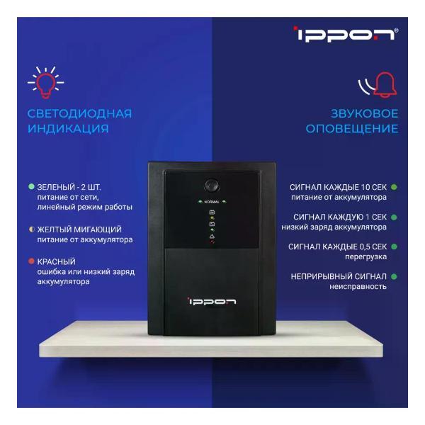 Источник бесперебойного питания Ippon 1108028 MERL-1108028