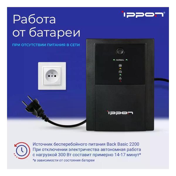 Источник бесперебойного питания Ippon 1108031 MERL-1108031