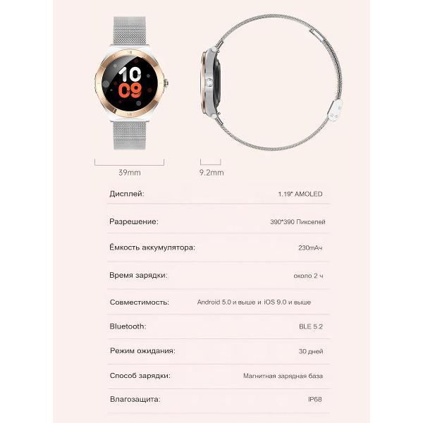 Смарт-часы CheckME Smart CMSKM80SGS