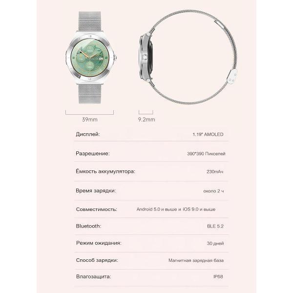 Смарт-часы CheckME Smart CMSKM80SS