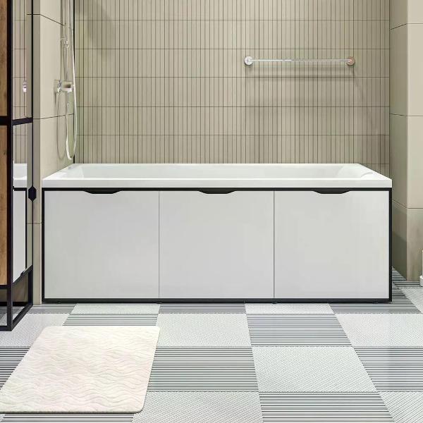 Экран под ванну 1MARKA 180 см, со съемными панелями, МДФ, цвет белый GL180IceWhite