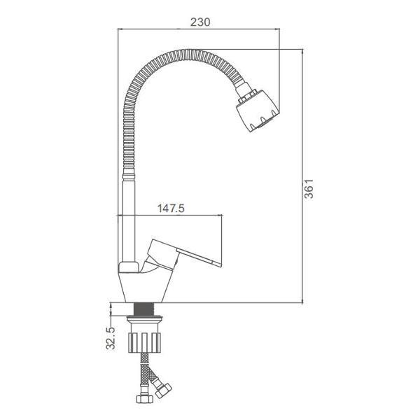 Смеситель Prohanss P64.47