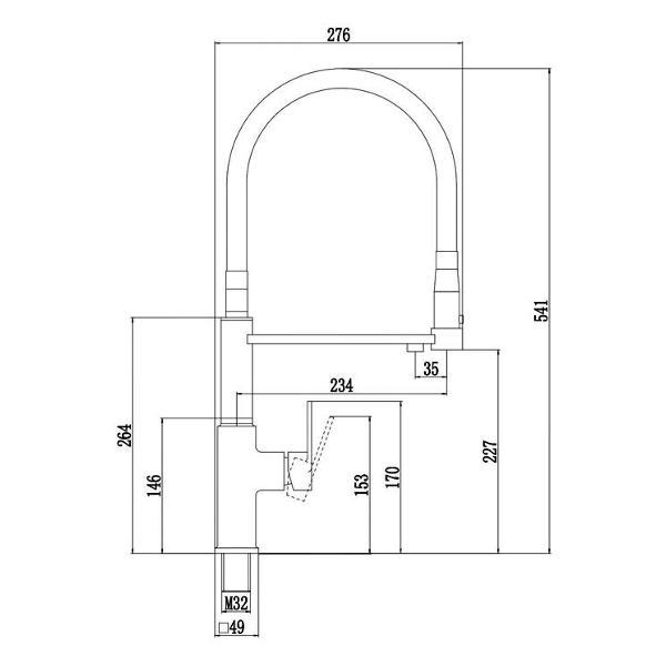 Смеситель Savol S-L1808C-02