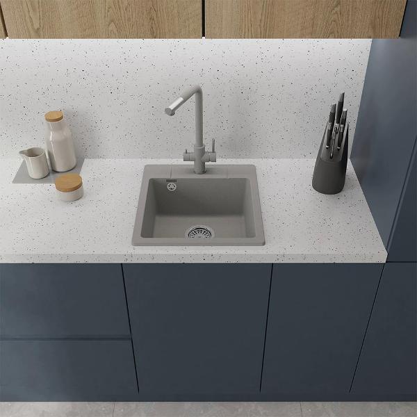 Смеситель GranFest Z-5421 серый