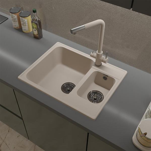 Смеситель GranFest Z-5421 белый